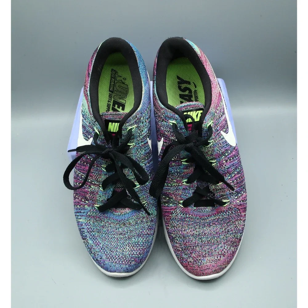 Nike LunarEpic Low Flyknit 2 Multicolor Running Shoes 843765-002 Womens 9.5